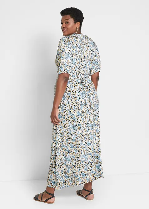 Abito lungo di jersey pr&eacute;maman / da allattamento, bonprix