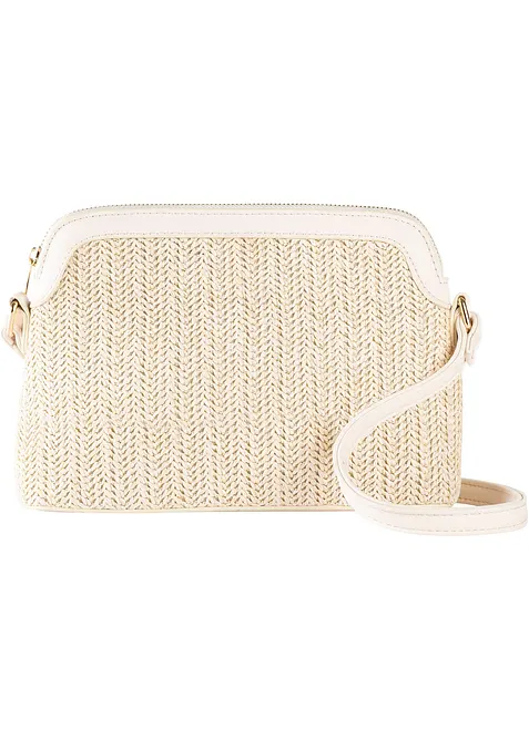 Borsa a tracolla effetto paglia, bonprix