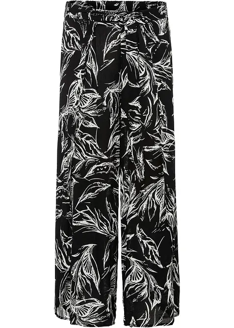 Pantaloni in viscosa strutturata, bonprix