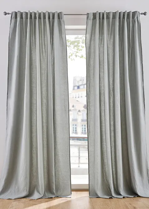 Tenda in misto lino e cotone (pacco da 1), bonprix