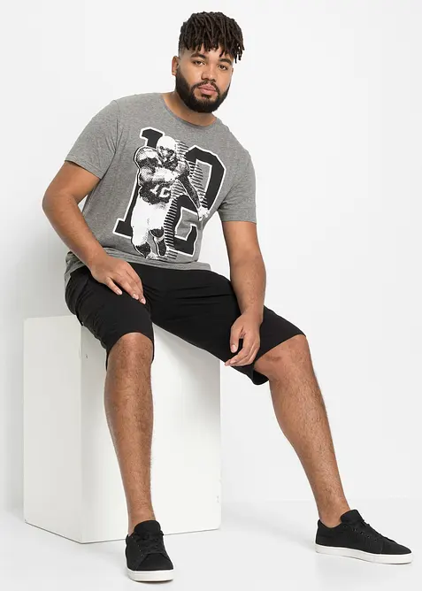 Bermuda cargo in felpa di puro cotone biologico, bonprix