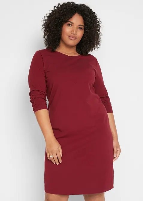 Abito in jersey aderente (pacco da 2), bonprix