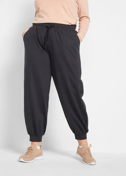 Pantaloni da jogging con elastico alla caviglia, bonprix