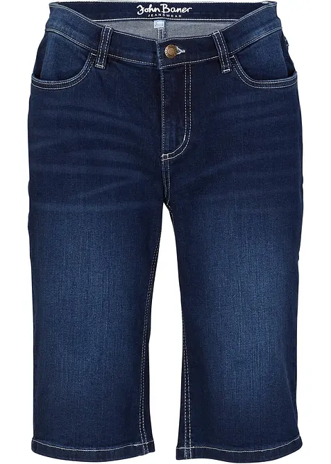 Bermuda di jeans elasticizzati comfort, bonprix
