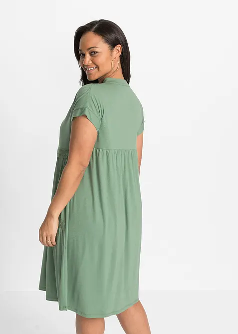 Abito tunica in misto viscosa morbido, bonprix