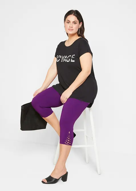 Maglia lunga in misto viscosa, bonprix