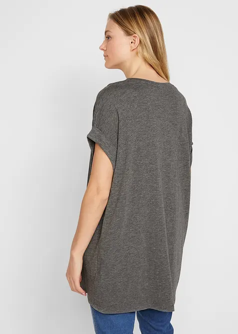 Maglia lunga in puro cotone biologico (pacco da 2), bonprix