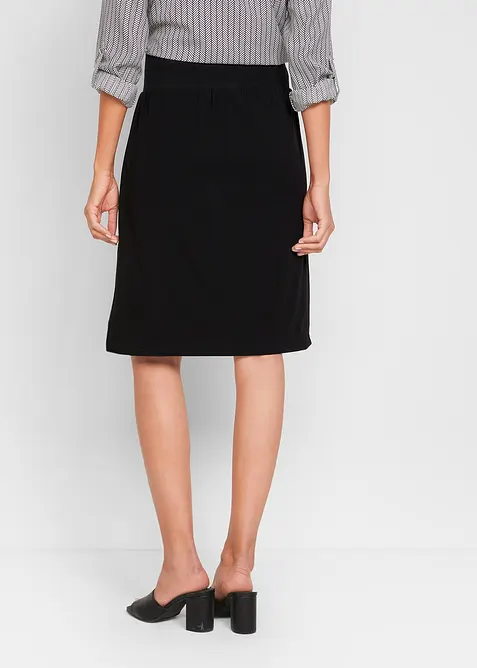 Gonna con pantaloncini integrati in misto cotone elasticizzato, bonprix