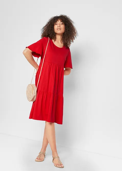 Abito in jersey di puro cotone, bonprix