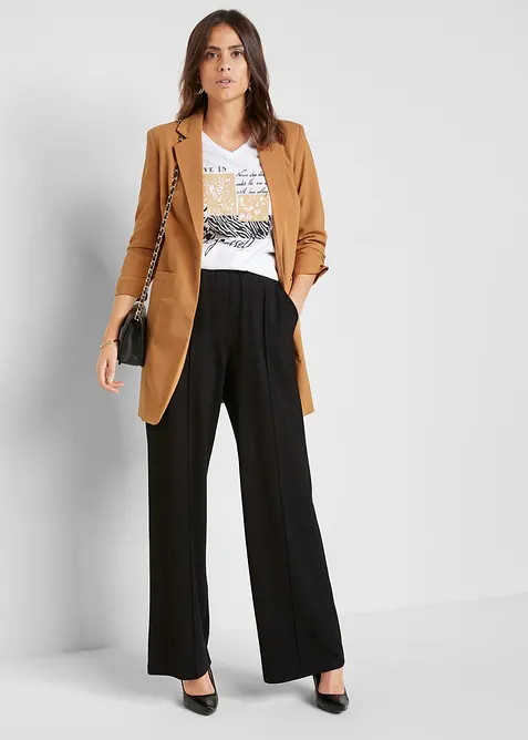 Pantaloni di jersey larghi, bonprix