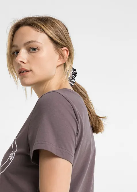 Pigiama estivo con elastico per capelli coordinato, bonprix