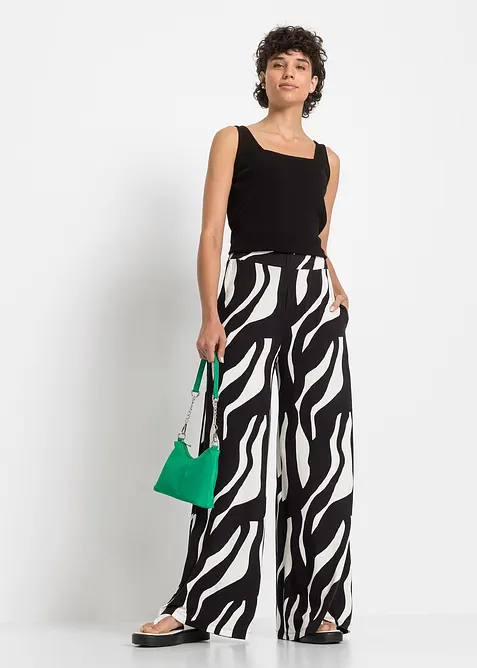 Pantaloni in morbido jersey misto viscosa, bonprix