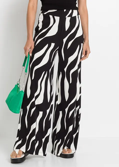 Pantaloni in morbido jersey misto viscosa, bonprix