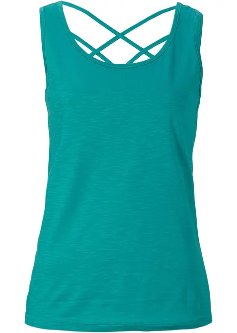 Top in jersey in puro cotone biologico, bonprix