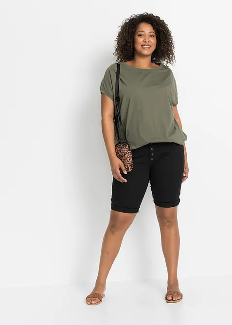 Maglia lunga in puro cotone, bonprix