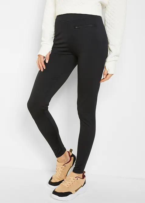 Leggings termici cropped con tasca, bonprix