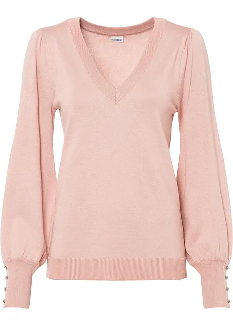 Maglione in filato fine misto viscosa, bonprix