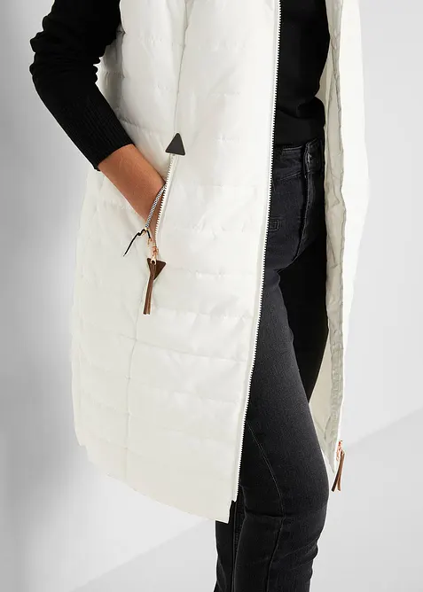 Gilet trapuntato lungo, bonprix