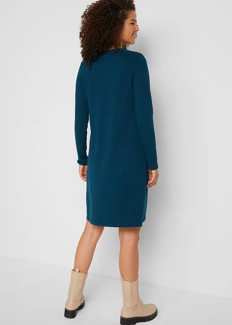 Abito in maglia con cotone riciclato, bonprix