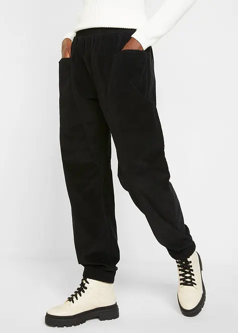 Pantaloni in velluto a coste di misto cotone, bonprix