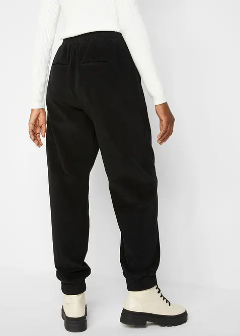 Pantaloni in velluto a coste di misto cotone, bonprix
