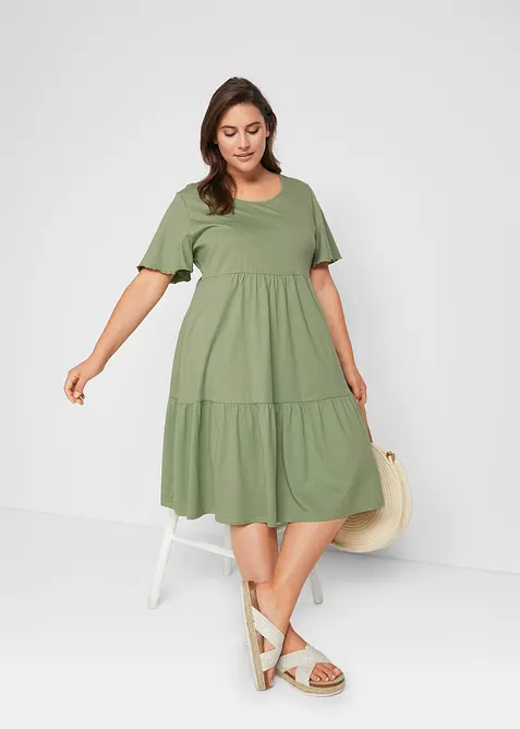 Abito in jersey di puro cotone, bonprix