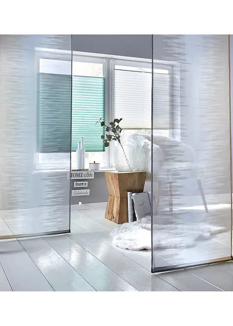 Tenda a pannello fantasia con poliestere riciclato (pacco da 2), bonprix