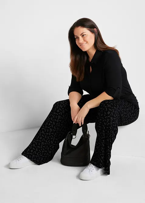 Camicetta lunga in jersey, bonprix