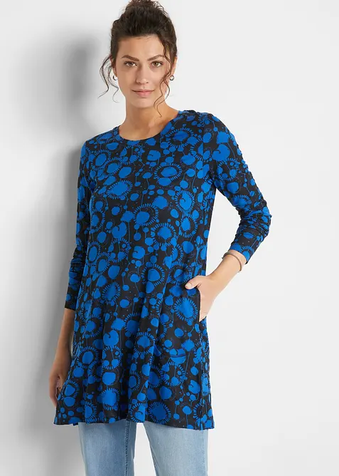 Maglia lunga in misto viscosa, bonprix