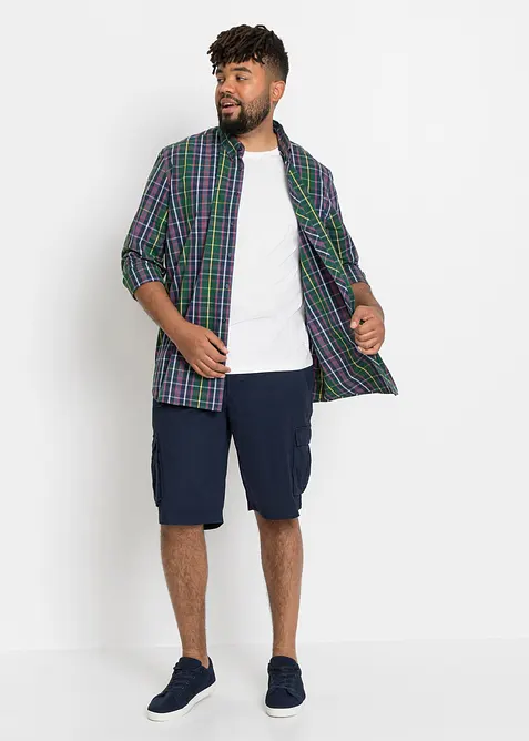 Bermuda cargo in puro cotone, relaxed fit, bonprix