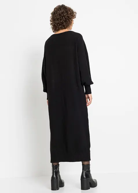 Abito midi in maglia oversize, bonprix