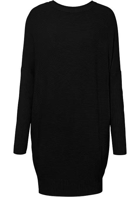 Maglione lungo in misto viscosa, bonprix