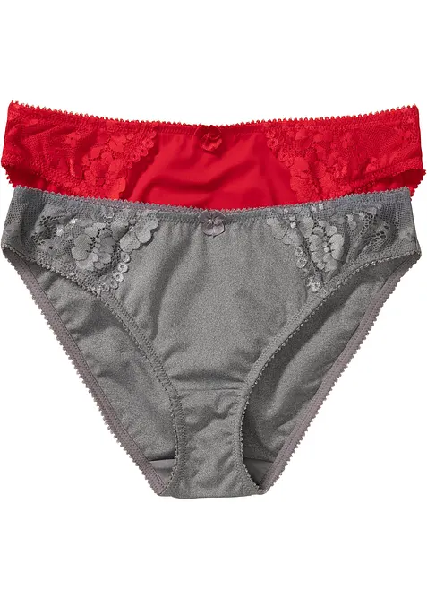 Slip con pizzo delicato (pacco da 2), bonprix