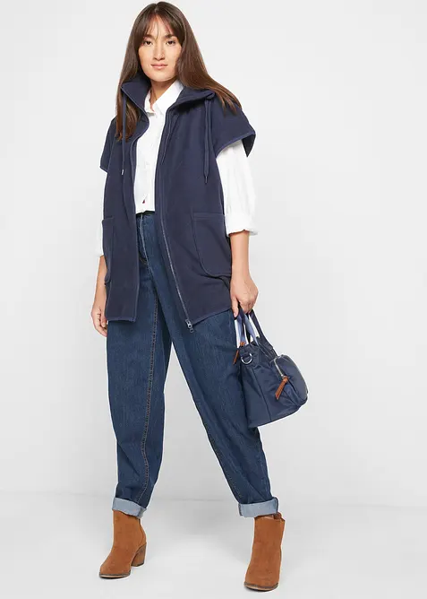 Gilet in pile di poliestere riciclato, bonprix