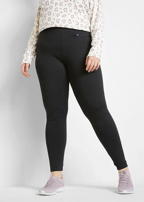Leggings termici cropped con tasca, bonprix