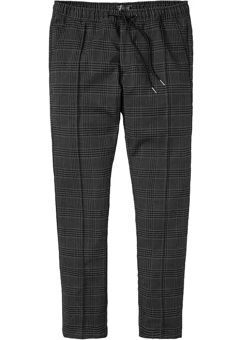 Pantaloni in simil lana con cinta comoda, regular fit, bonprix