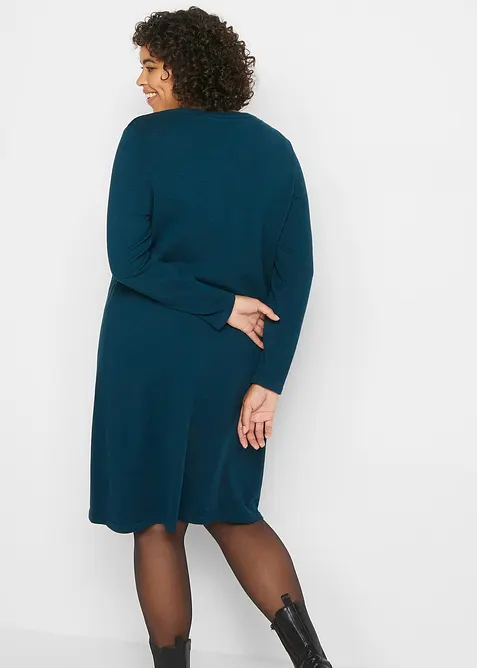 Abito in maglia con cotone riciclato, bonprix