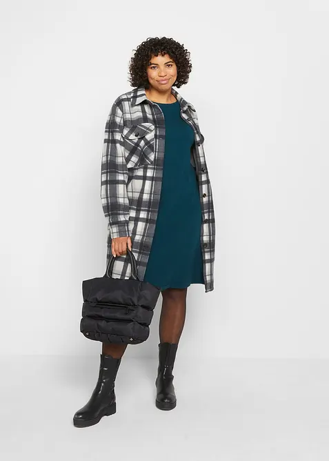 Abito in maglia con cotone riciclato, bonprix