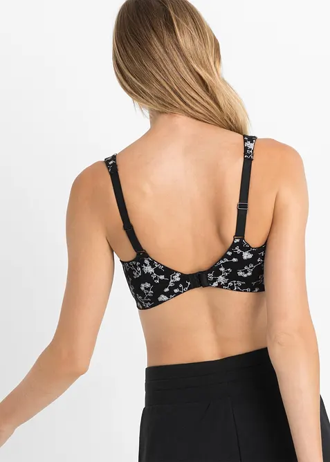 Reggiseno senza ferretto con cotone biologico morbido (pacco da 2), bonprix