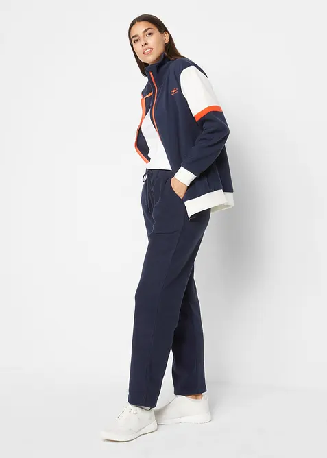 Pantaloni in pile con elastico in vita, bonprix