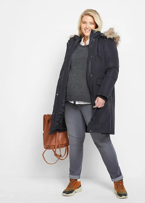 Giubbotto pr&eacute;maman 3 in 1, antivento e impermeabile con inserto babywearing, bonprix