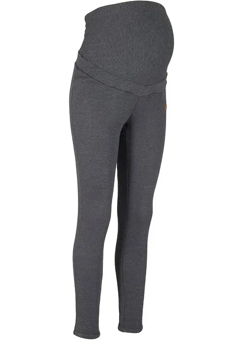 Leggings pr&eacute;maman foderati con pellicciotto sintetico, slim fit, bonprix
