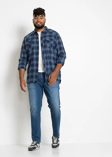 Camicia in flanella di puro cotone, bonprix