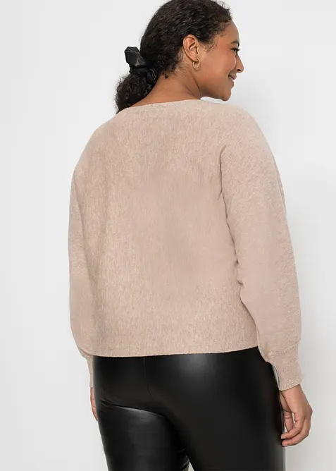 Maglione con bottoni decorativi, bonprix