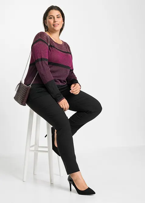 Maglione in filato fine misto viscosa, bonprix