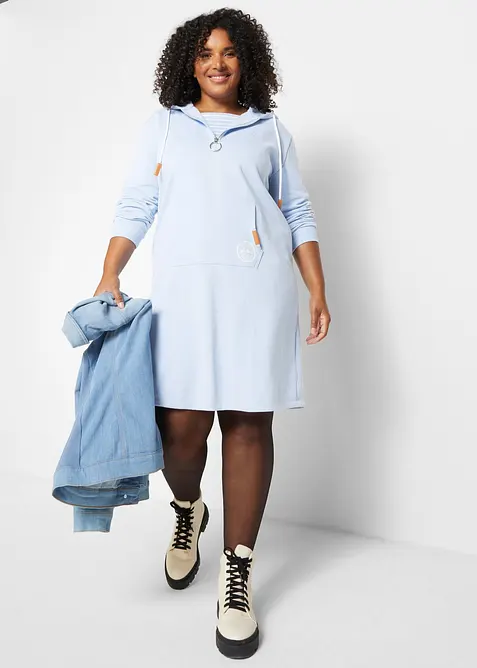 Giacca di jeans con inserti a costine, bonprix