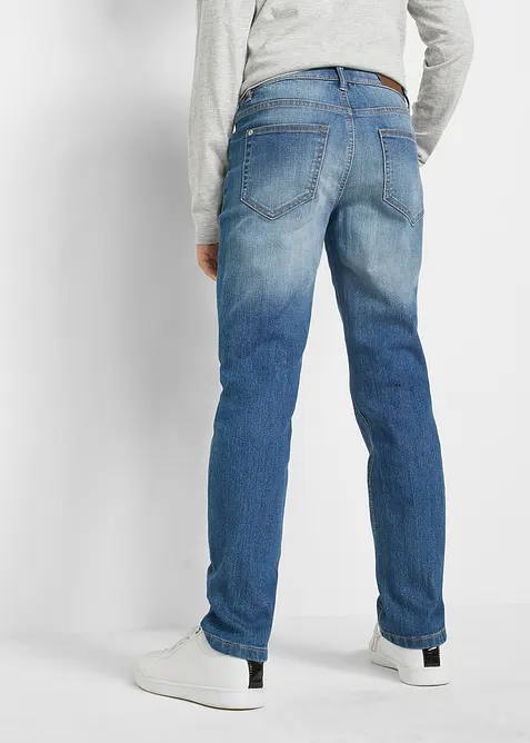 Jeans slim fit con vita regolabile, straight, bonprix