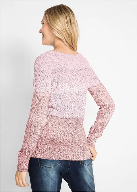 Maglione in filato grosso con colori sfumati, bonprix