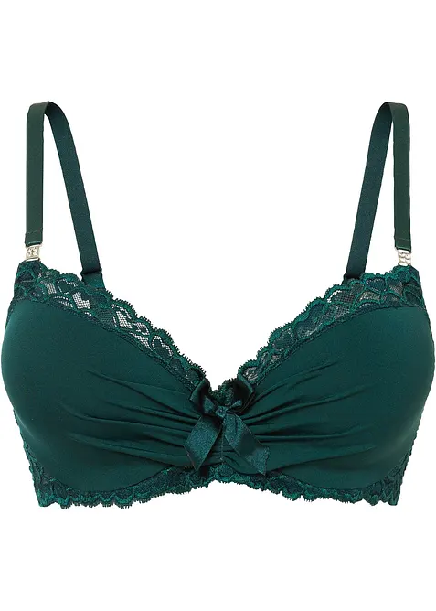 Reggiseno con coppe preformate e poliammide riciclata, bonprix