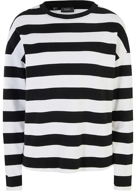 Maglia a maniche lunghe in interlock di puro cotone, bonprix